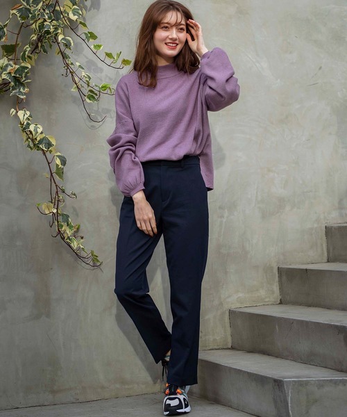 GeeRA(ジーラ)の「袖バルーンハイネックニット(ニット/セーター・レディース・ラベンダー/アイボリー/ブラック・LARGE/X-LARGE/MEDIUM)」の12枚目の写真