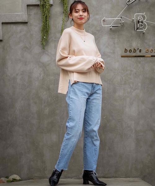 GeeRA(ジーラ)の「袖バルーンハイネックニット(ニット/セーター・レディース・ラベンダー/アイボリー/ブラック・LARGE/X-LARGE/MEDIUM)」の15枚目の写真