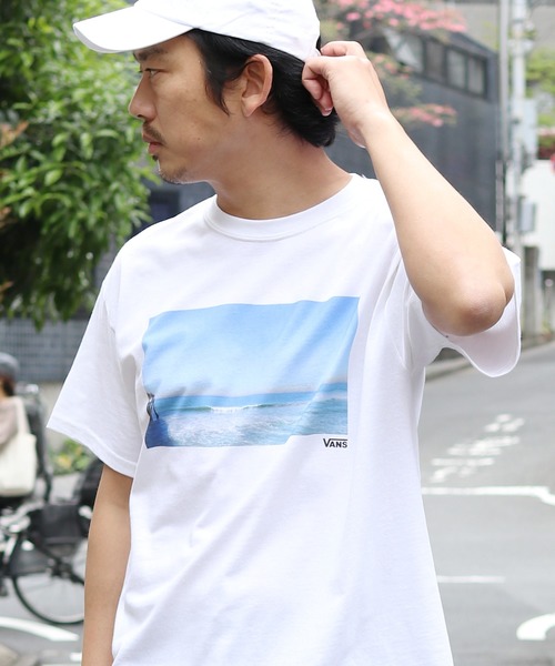 VANS（バンズ）の「VANS/ヴァンズ California Photo S/S T-Shirt 半袖Tシャツ（Tシャツ/カットソー・メンズ・ホワイト系その他2/ホワイト系その他/ホワイト・M/XL/L）」の2枚目の写真