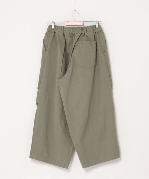 DING（ディング）の「DING/ワイドイージーパンツ（その他パンツ・レディース・カーキ/ベージュ/ブラック・FREE）」の4枚目の写真