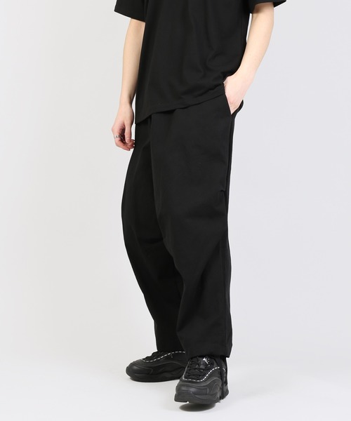 DING（ディング）の「DING/ワイドイージーパンツ（その他パンツ・レディース・カーキ/ベージュ/ブラック・FREE）」の2枚目の写真