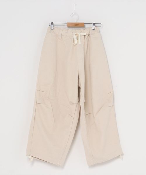 DING（ディング）の「DING/ワイドイージーパンツ（その他パンツ・レディース・カーキ/ベージュ/ブラック・FREE）」の6枚目の写真