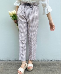 apres jour | ギンガムテーパードパンツ【ZOZOTOWN限定アイテム】(その他パンツ)