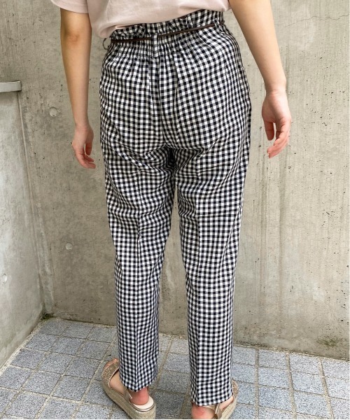 apres jour（アプレジュール）の「ギンガムテーパードパンツ【ZOZOTOWN限定アイテム】（その他パンツ・レディース・ブラック/その他・フリー）」の19枚目の写真