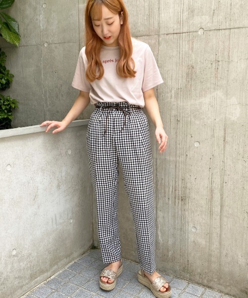 apres jour（アプレジュール）の「ギンガムテーパードパンツ【ZOZOTOWN限定アイテム】（その他パンツ・レディース・ブラック/その他・フリー）」の20枚目の写真