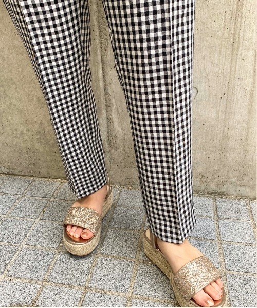 apres jour（アプレジュール）の「ギンガムテーパードパンツ【ZOZOTOWN限定アイテム】（その他パンツ・レディース・ブラック/その他・フリー）」の11枚目の写真
