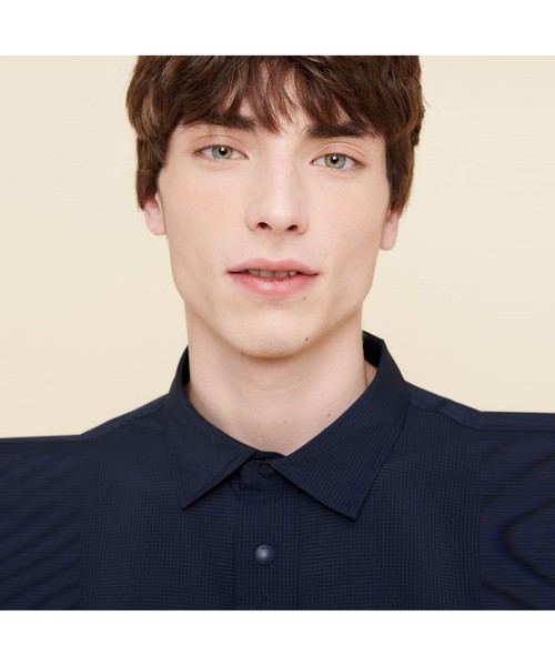 AIGLE（エーグル）の「吸水速乾 アエロッシュ 半袖シャツ（シャツ/ブラウス・メンズ・ブラック/ダークベージュ/ダークネイビー・M/L）」の11枚目の写真