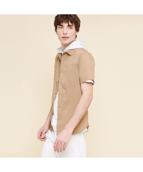 AIGLE（エーグル）の「吸水速乾 アエロッシュ 半袖シャツ（シャツ/ブラウス・メンズ・ブラック/ダークベージュ/ダークネイビー・M/L）」の12枚目の写真