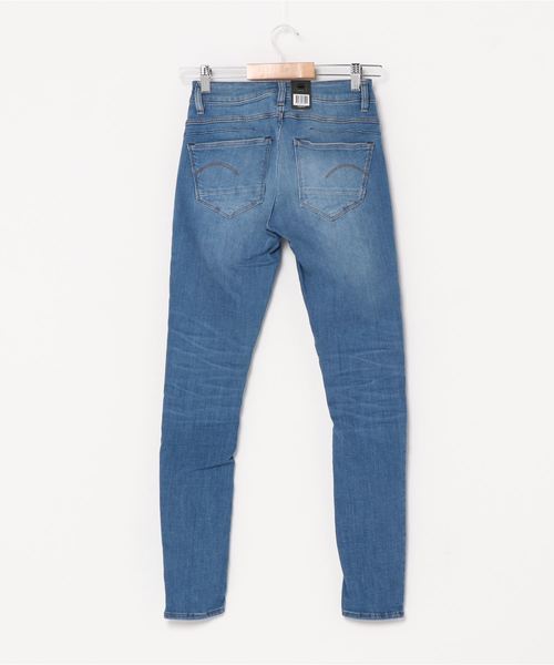 G-STAR(ジースター)の「D-Staq 5-Pocket Mid waist Skinny Jeans(デニムパンツ・レディース・インディゴブルー・23/30/27/30/24/30/26/30)」の9枚目の写真