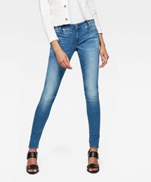 D-Staq 5-Pocket Mid waist Skinny Jeans
