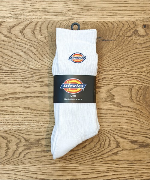 Dickies(ディッキーズ)の「Dickies/ディッキーズ C.3PACKS SOCKS(ソックス/靴下・メンズ・ホワイト/ブラック/ホワイト系その他/ブラック系その他・FREE)」の1枚目の写真