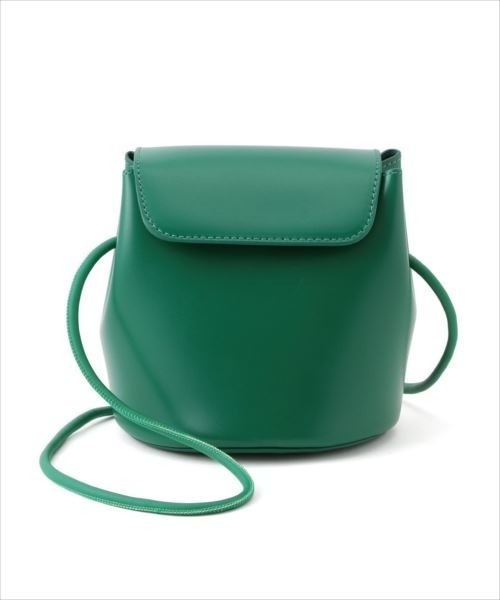 ADAM ET ROPE'(アダムエロペ)の「ラウンドコンビフラップポシェット(ショルダーバッグ・レディース・ホワイト/ブラック/オレンジ/グリーン/ベージュ・FREE)」の9枚目の写真