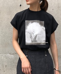 【&g'aime】フォトプリントTシャツ