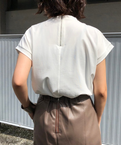 &g'aime（アンジェム）の「【&g'aime】フォトプリントTシャツ（Tシャツ/カットソー・レディース・ホワイト/ブラック・FREE）」の7枚目の写真