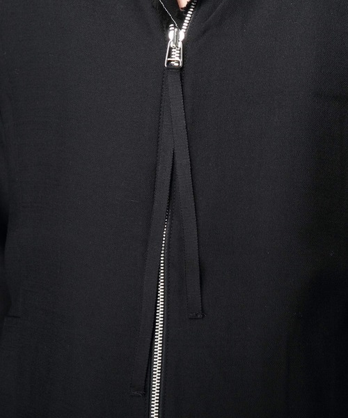 ROCK STE（ロクステ）の「noirer(ノイア) ショールカラー ウールブルゾン（MA-1・メンズ・ブラック・M/L）」の12枚目の写真