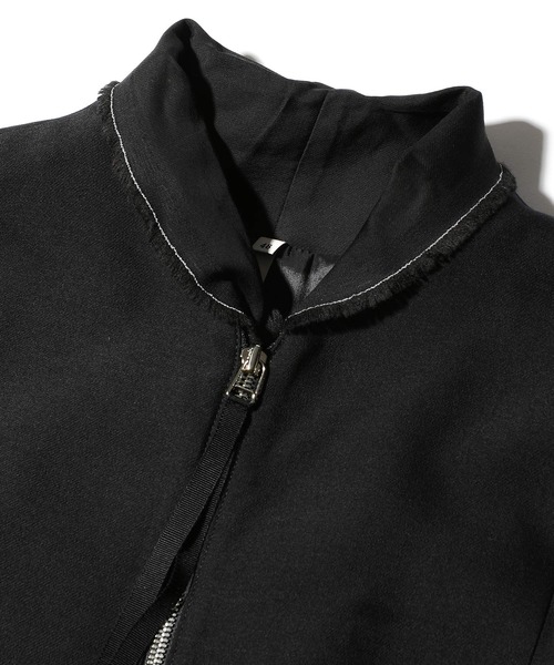 ROCK STE（ロクステ）の「noirer(ノイア) ショールカラー ウールブルゾン（MA-1・メンズ・ブラック・M/L）」の22枚目の写真