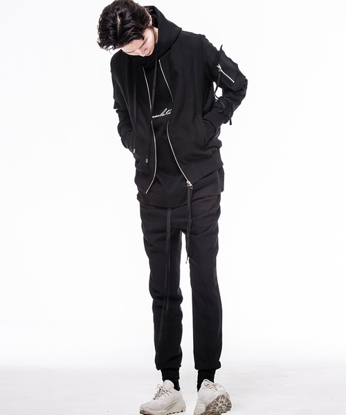 ROCK STE（ロクステ）の「noirer(ノイア) ショールカラー ウールブルゾン（MA-1・メンズ・ブラック・M/L）」の6枚目の写真