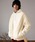 UNFIL�i�A���t�B���j�́uunfil �A���t�B�� / french merino cable-knit zip up cardigan �t�����`�����m�P�[�u���j�b�g�W�b�v�A�b�v ���[�Y�J�[�f�B�K�� / WZFL-UM229�i�J�[�f�B�K��/�{�����j�v�b�I�t�z���C�g