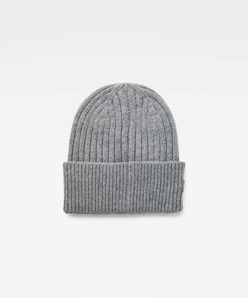G-STAR(ジースター)の「Embro Beanie(ニットキャップ/ビーニー・メンズ・グレー・ONE SIZE)」の2枚目の写真
