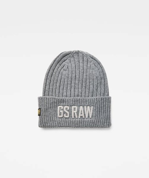 G-STAR(ジースター)の「Embro Beanie(ニットキャップ/ビーニー・メンズ・グレー・ONE SIZE)」の8枚目の写真