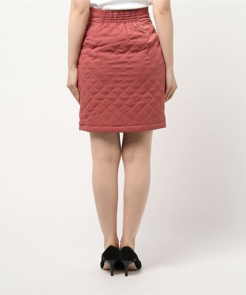 MIIA（ミーア）の「キルティングタイトスカート（スカート・レディース・ブラック/ピンク/ベージュ・FREE）」の17枚目の写真
