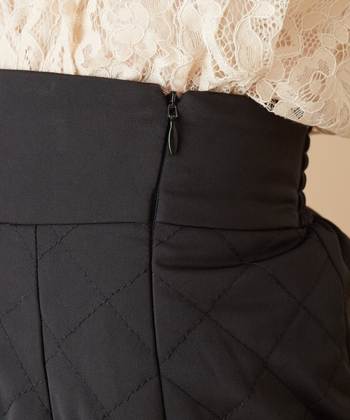 MIIA（ミーア）の「キルティングタイトスカート（スカート・レディース・ブラック/ピンク/ベージュ・FREE）」の11枚目の写真