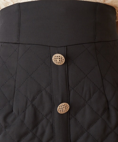 MIIA（ミーア）の「キルティングタイトスカート（スカート・レディース・ブラック/ピンク/ベージュ・FREE）」の12枚目の写真