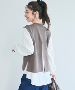 美品　anuans ウィングギャザーキャミブラウス アニュアンス anuans ウィングギャザーキャミブラウス （WHITE