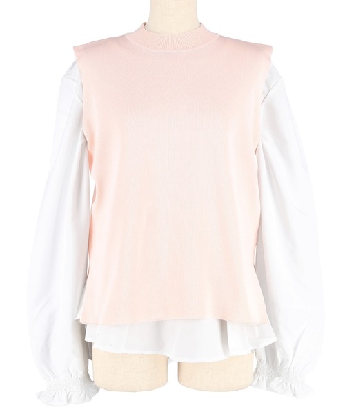 coca(coca)(コカ)の「\大好評につき再入荷/ ベストセットフレアブラウス(ニット/セーター・レディース・ブラック/グレイッシュベージュ/キャメル/ホワイト/ネイビー/ライトブルー/グレー/ライトピンク・ONE SIZE/L/M)」の19枚目の写真