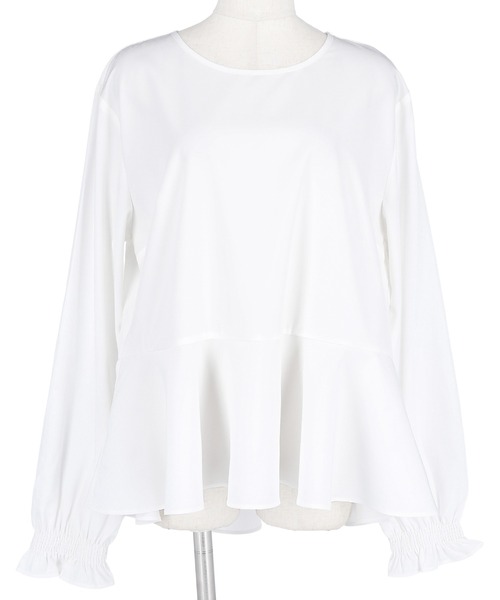 coca(coca)(コカ)の「\大好評につき再入荷/ ベストセットフレアブラウス(ニット/セーター・レディース・ブラック/グレイッシュベージュ/キャメル/ホワイト/ネイビー/ライトブルー/グレー/ライトピンク・ONE SIZE/L/M)」の18枚目の写真