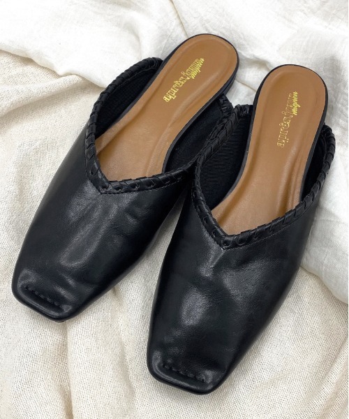 apres jour mignon（アプレジュールミニョン）の「Vカットフラットシューズ【ZOZOTOWN限定アイテム】（パンプス・レディース・その他/ブラック/ダークブラウン・SMALL/MEDIUM/LARGE/X-LARGE）」の4枚目の写真