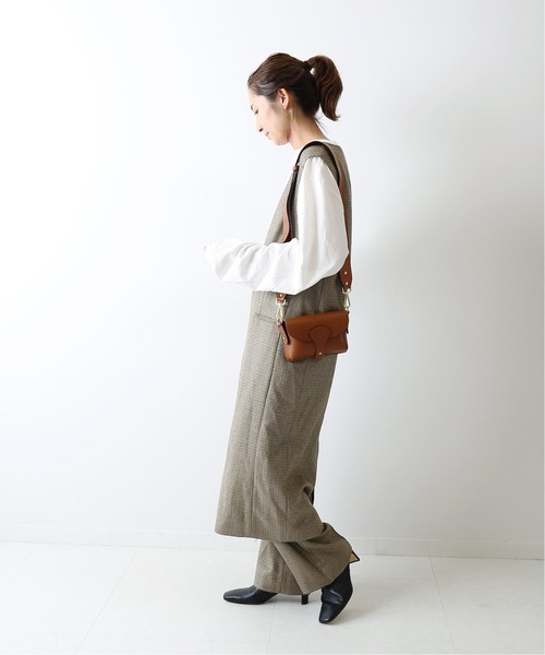 FRAMeWORK（フレームワーク）の「ハウンドトゥース ジャンパースカート  