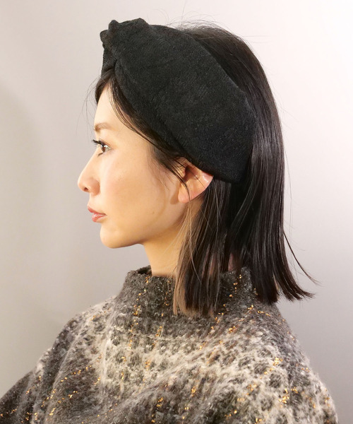 Irolier イロリエール チェックジャガードターバン ヘアバンド Irolier イロリエール のファッション通販 Zozotown