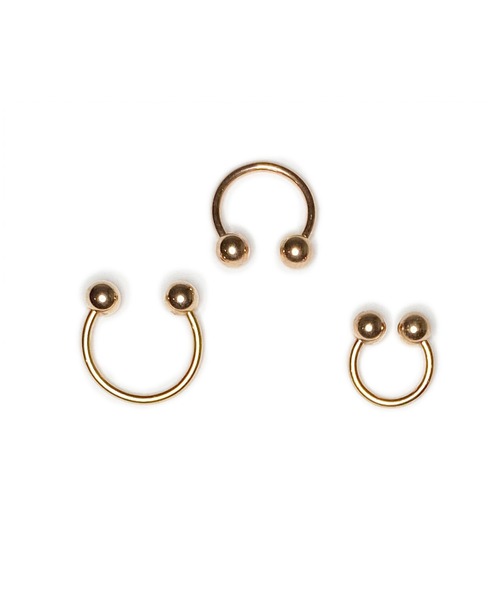 MORPH(モルフ)の「MORPH モルフ CCB ボディーピアス 16ゲージ 6mm~12mm(ピアス(片耳用)・レディース・ピンクゴールド・6/8/10/12)」の3枚目の写真