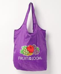 【FRUITOFTHELOOM/フルーツオブザルーム】パッカブルエコトートバッグ　ショッピングバッグとしてもオススメ　収納可　ブランドロゴ