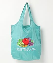 【FRUITOFTHELOOM/フルーツオブザルーム】パッカブルエコトートバッグ　ショッピングバッグとしてもオススメ　収納可　ブランドロゴ