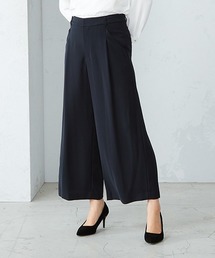 【セットアップ対応】タック入り ワイドパンツ