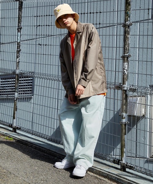 Mark Gonzales（マーク・ゴンザレス）の「Mark Gonzales/マークゴンザレス MONO-MART別注 2way バケットハット ワンポイント 刺繍(ユニセックス)（ハット・メンズ・ベージュ/ホワイト/ブラック/カーキ/ネイビー/アイボリー・FREE）」の15枚目の写真