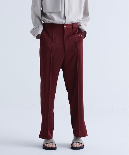 CULLNI（クルニ）の「2021春夏 センタープレススリットヘムパンツ