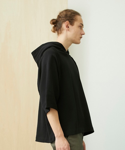 UNITED TOKYO(ユナイテッドトウキョウ)の「Beijing sp half sleeve parka(パーカー・メンズ・ブラック/グリーン・3/1/2)」の6枚目の写真