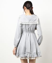 シークレットハニー セーラー襟付きストライプワンピース（長袖） オンライン で 販売ファッション - シークレットハニー セーラー