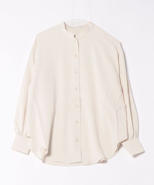 STYLEBLOCK(スタイルブロック)の「綿タッチベスト×ブラウスセット(シャツ/ブラウス・レディース・アイボリー/ブラック/カーキ/ベージュ・M)」の7枚目の写真