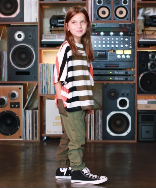 GROOVY COLORS（グルービーカラーズ）の「ダンプ DOUBLE COLORS ロングパンツ（その他パンツ・キッズ・カーキ/ベージュ/ブラック・100/120/110/90）」の6枚目の写真