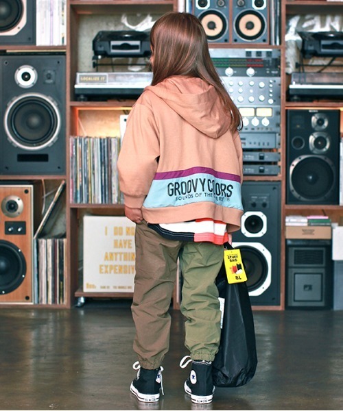 GROOVY COLORS（グルービーカラーズ）の「ダンプ DOUBLE COLORS ロングパンツ（その他パンツ・キッズ・カーキ/ベージュ/ブラック・100/120/110/90）」の8枚目の写真
