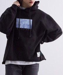 【ともわか×DISCUS ATHLETIC(R)】【WEB限定】裏毛カットオフプルパーカー