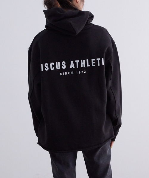 VIS（ビス）の「【ともわか×DISCUS ATHLETIC(R)】【WEB限定】裏毛カットオフプルパーカー（パーカー・レディース・ホワイト/パープル/ブラック・FREE）」の6枚目の写真