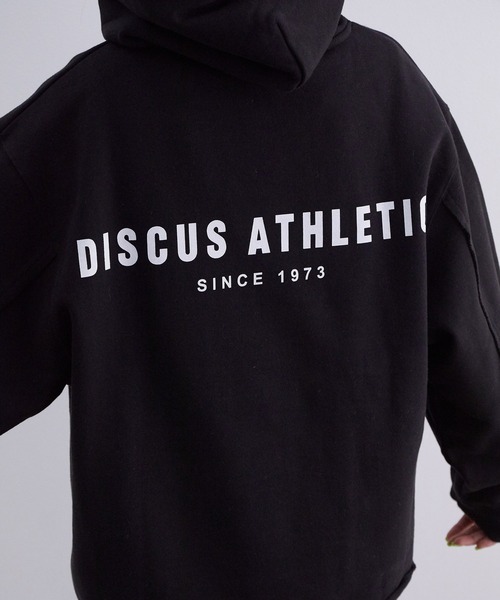 VIS（ビス）の「【ともわか×DISCUS ATHLETIC(R)】【WEB限定】裏毛カットオフプルパーカー（パーカー・レディース・ホワイト/パープル/ブラック・FREE）」の18枚目の写真