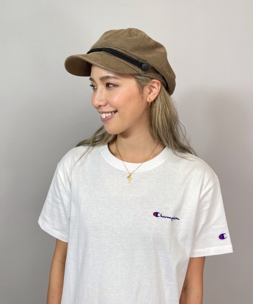 Champion（チャンピオン）の「ＣHAMPION/チャンピオン  ルーズシルエットＴシャツワンピース   CW-S304（ワンピース・レディース・ホワイト/カーキ/ブラック・L/M）」の10枚目の写真