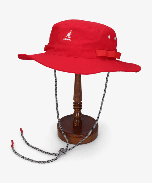 KANGOL(カンゴール)の「KANGOL/カンゴール ハット 紫外線対策 Utility Cords Jungle 111169009(ハット・メンズ・ホワイト/ネイビー/レッド/チョコ・M)」の4枚目の写真