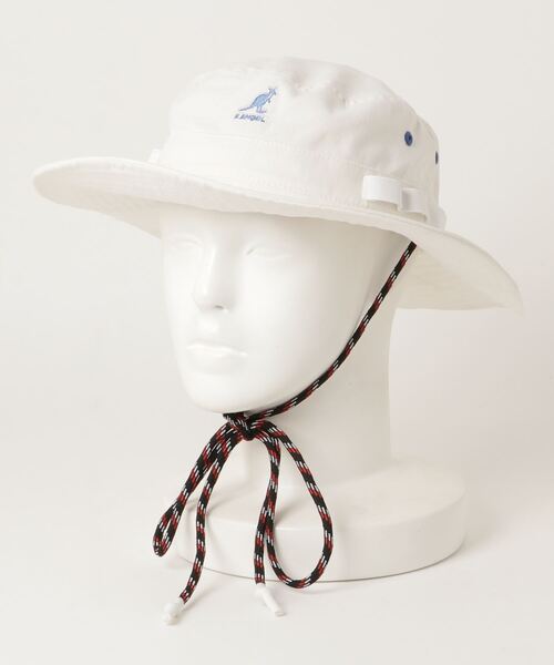 KANGOL(カンゴール)の「KANGOL/カンゴール ハット 紫外線対策 Utility Cords Jungle 111169009(ハット・メンズ・ホワイト/ネイビー/レッド/チョコ・M)」の9枚目の写真